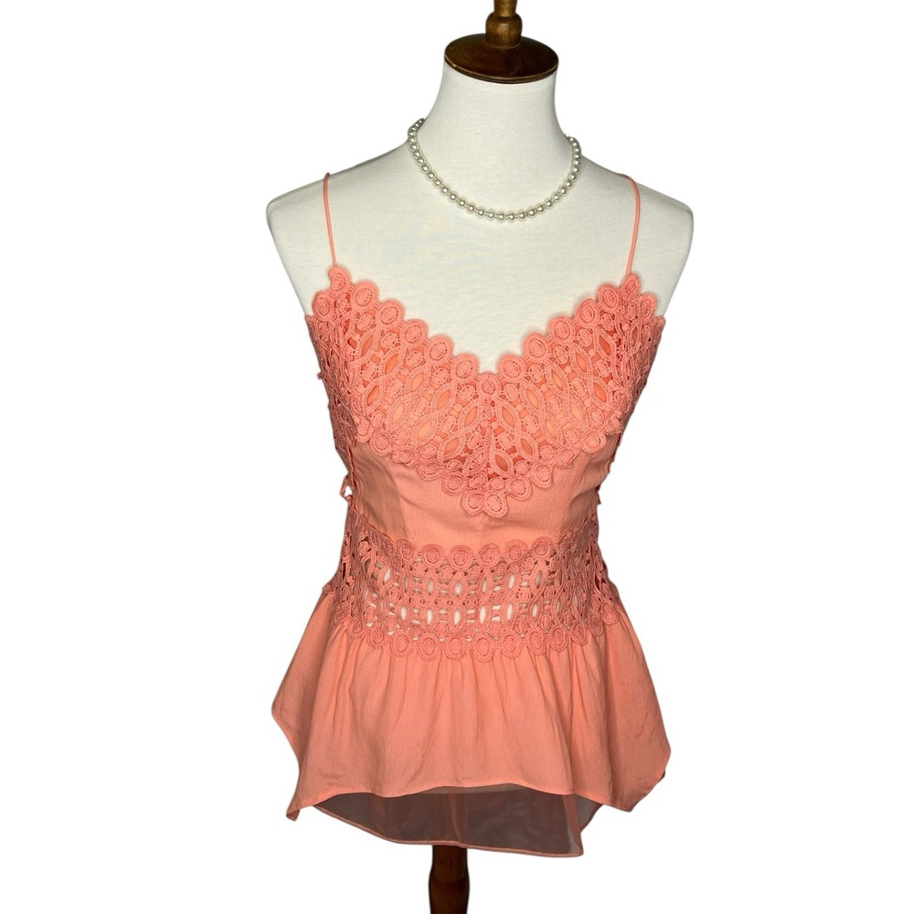 J.O.A. Los Angeles Cami Women's‎ M Y2K Fairycore Babydoll Top Shirt Ethereal